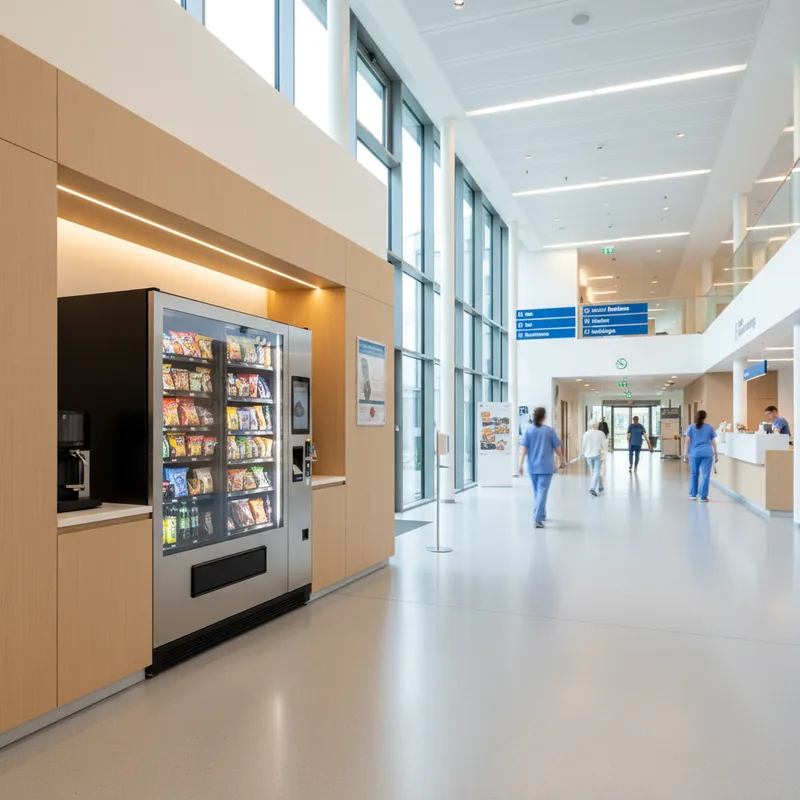 Verkaufsautomat in einer Klinik