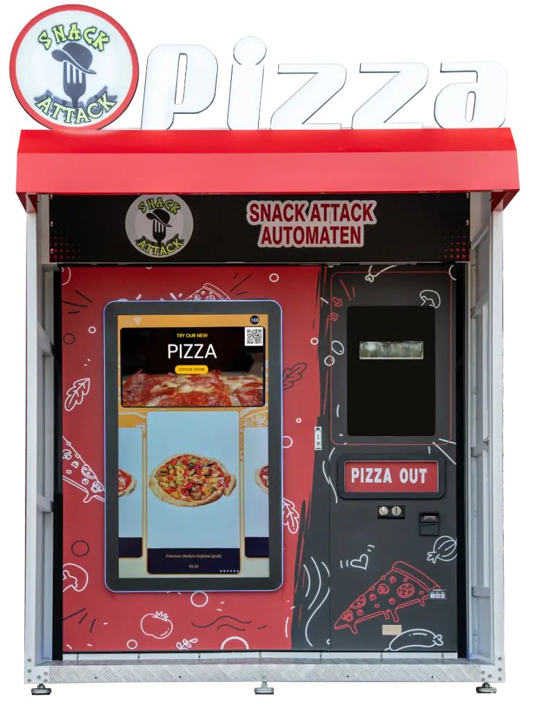 Pizza Automat 100 Sekunden Backzeit